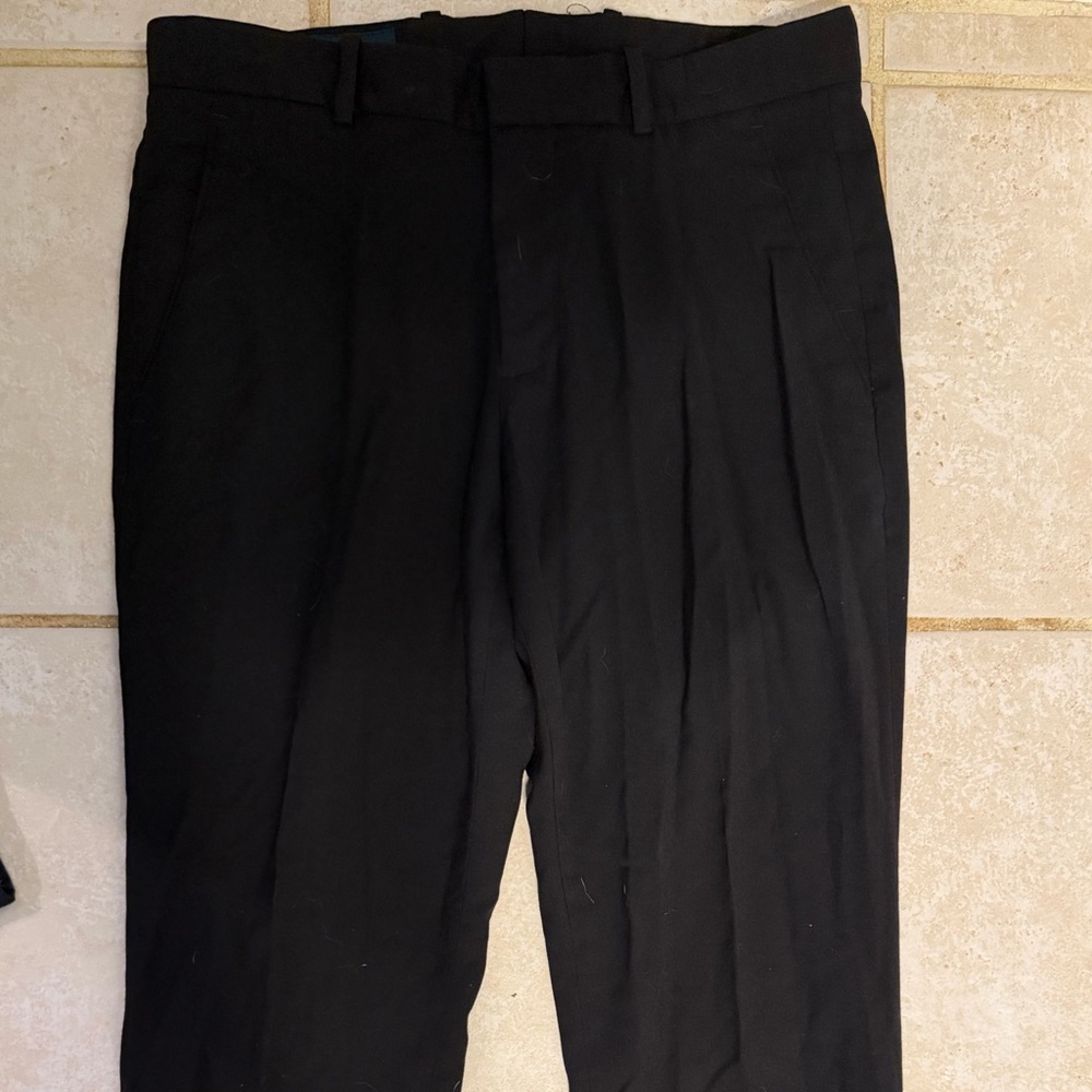 *BOGO* Eligible- Perry Ellis Men's Black Dress Pants